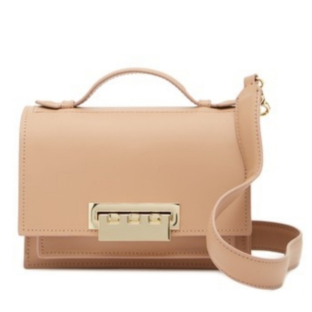 ZAC Zac Posen Belay Mini Crossbody Bag Women One Size Nude Excellent Leather